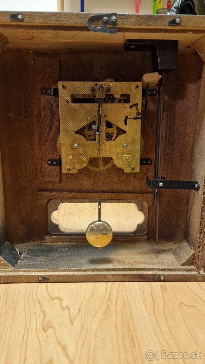 Nástenné staré art deco hodiny Chronotechna - 4