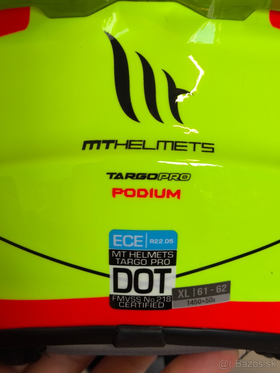 MT Helmets Targo Pro Podium (XL) prilba - 4
