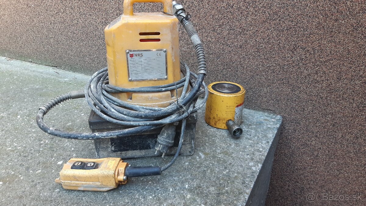 jednočinný hydraulicky zvihaci válec + cerpadlo / agregat - 4