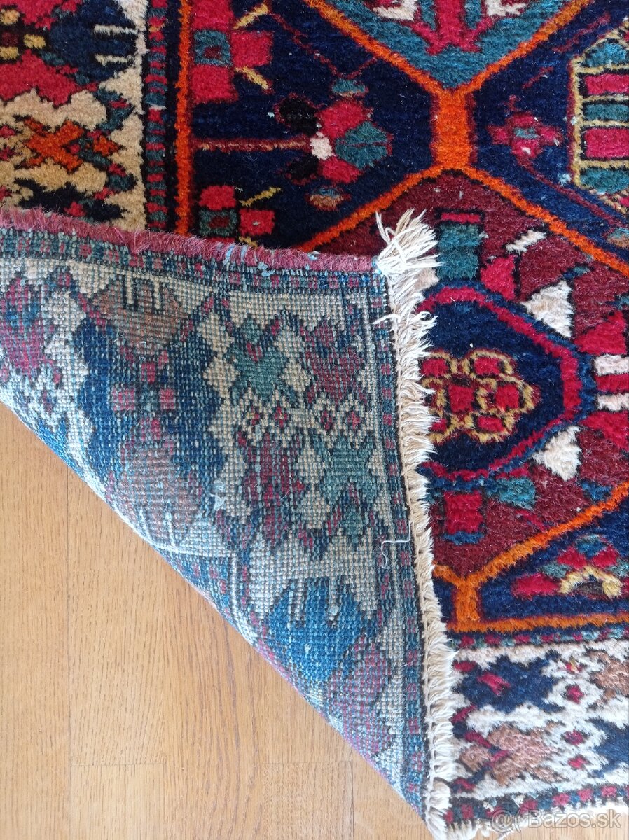 ⭐Starožitný nomádsky Qashqai koberec 215x156 cm⭐ - 4