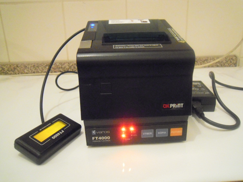 Fiškálna tlačiareň FT 4000 s displejom - 4