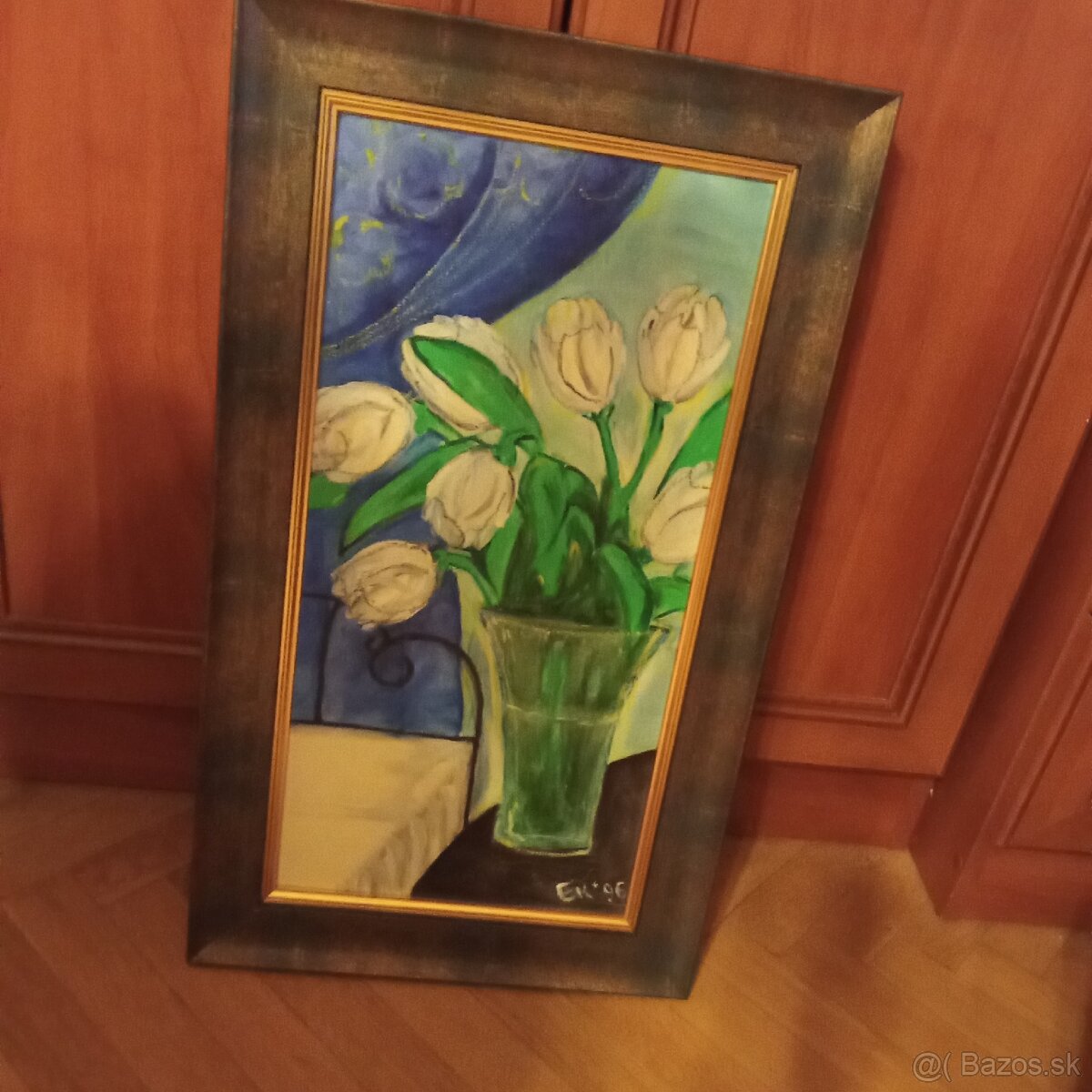 Obraz (váza a kvetiny) - 4