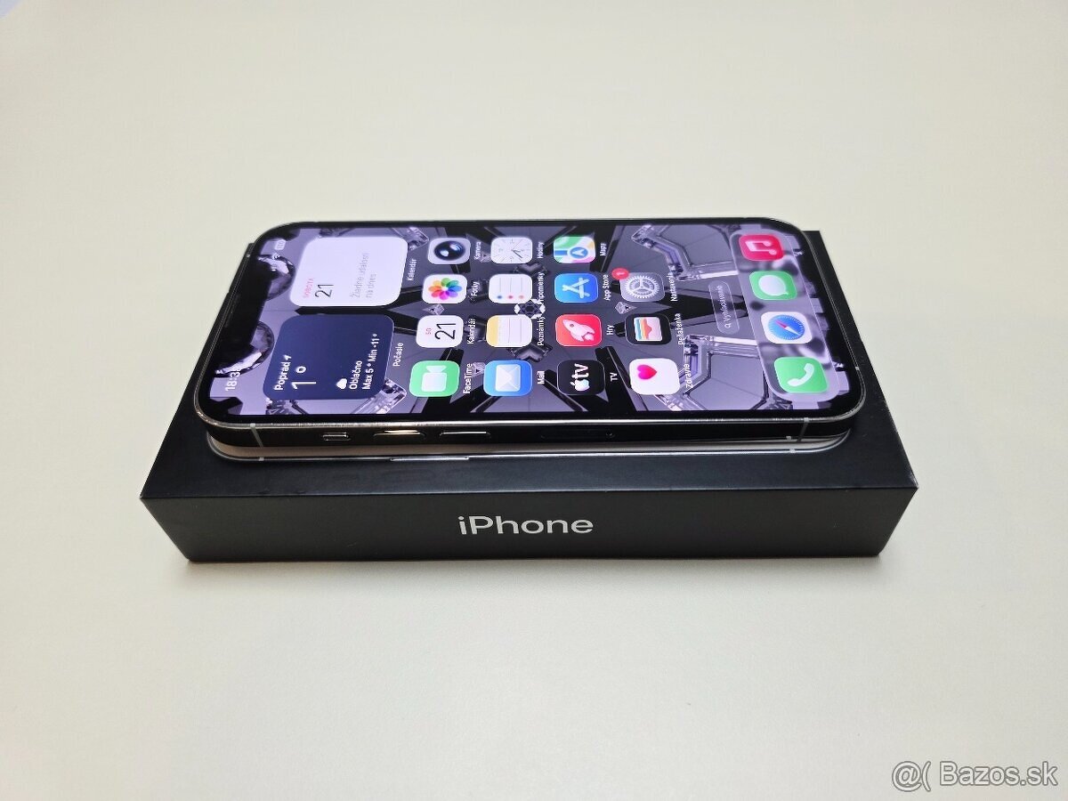 Apple iPhone 13 PRO 128GB SILVER,BATERKA 100% - 4