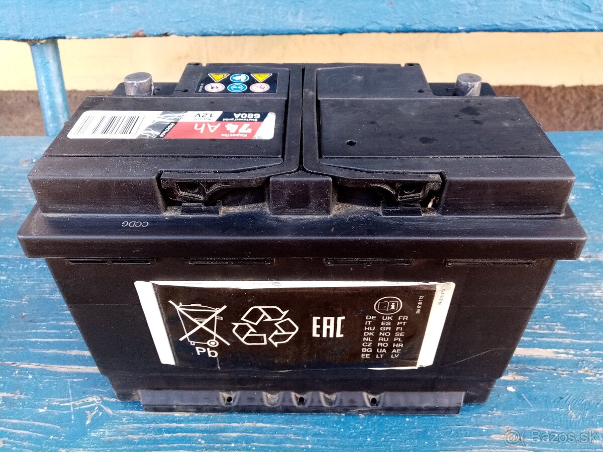 AUTOBATÉRIA - AKUMULÁTOR - Baterka ..12v - - 4