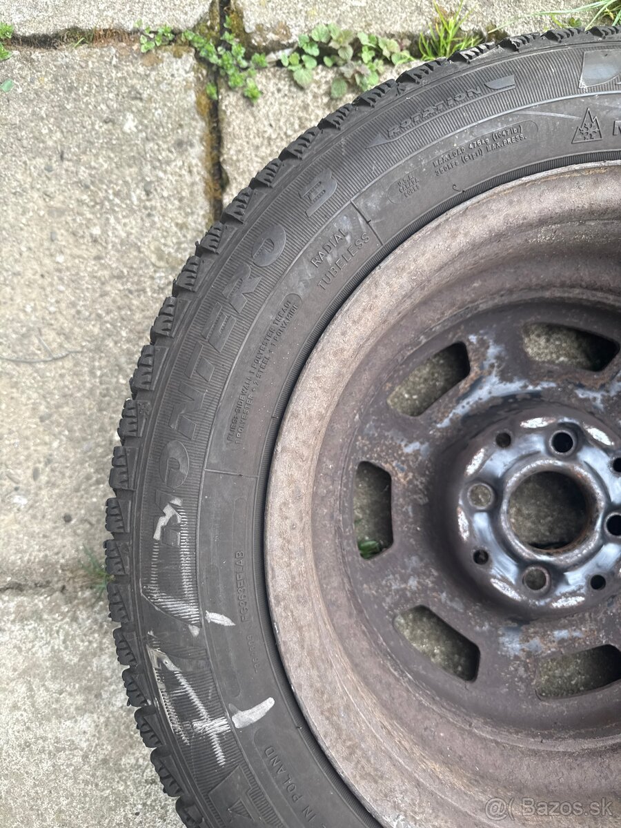 Fulda zimné pneu 185/60 R14 + disky - 4