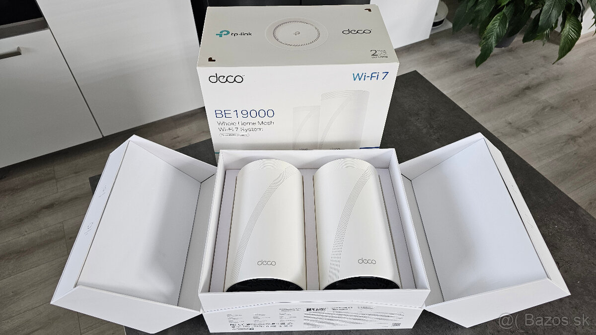 TP-Link Deco BE85 BE19000 Wi-Fi 7 Mesh 2-pack - 10GbE / SFP+ - 4