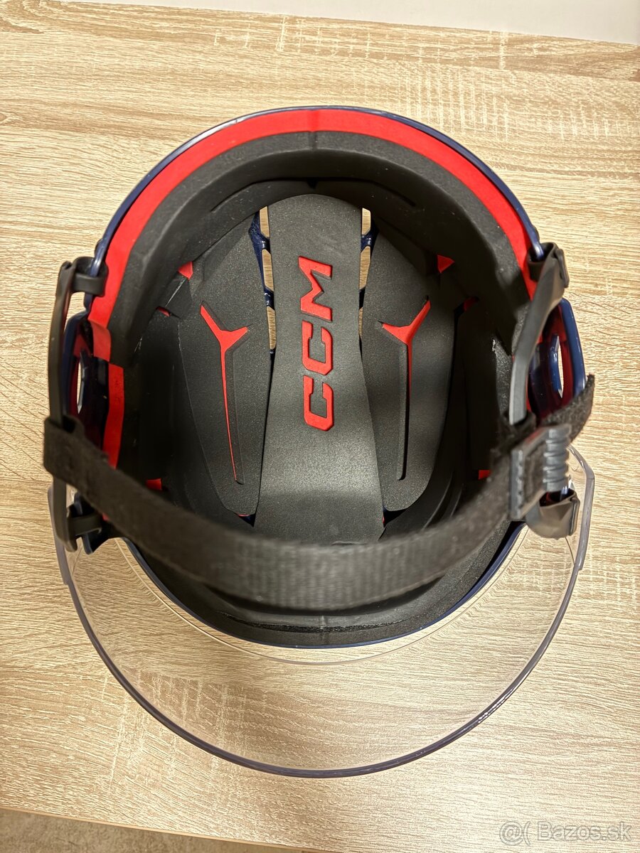 Prilba ccm tacks 70 sr L modra + polo plexi - 4