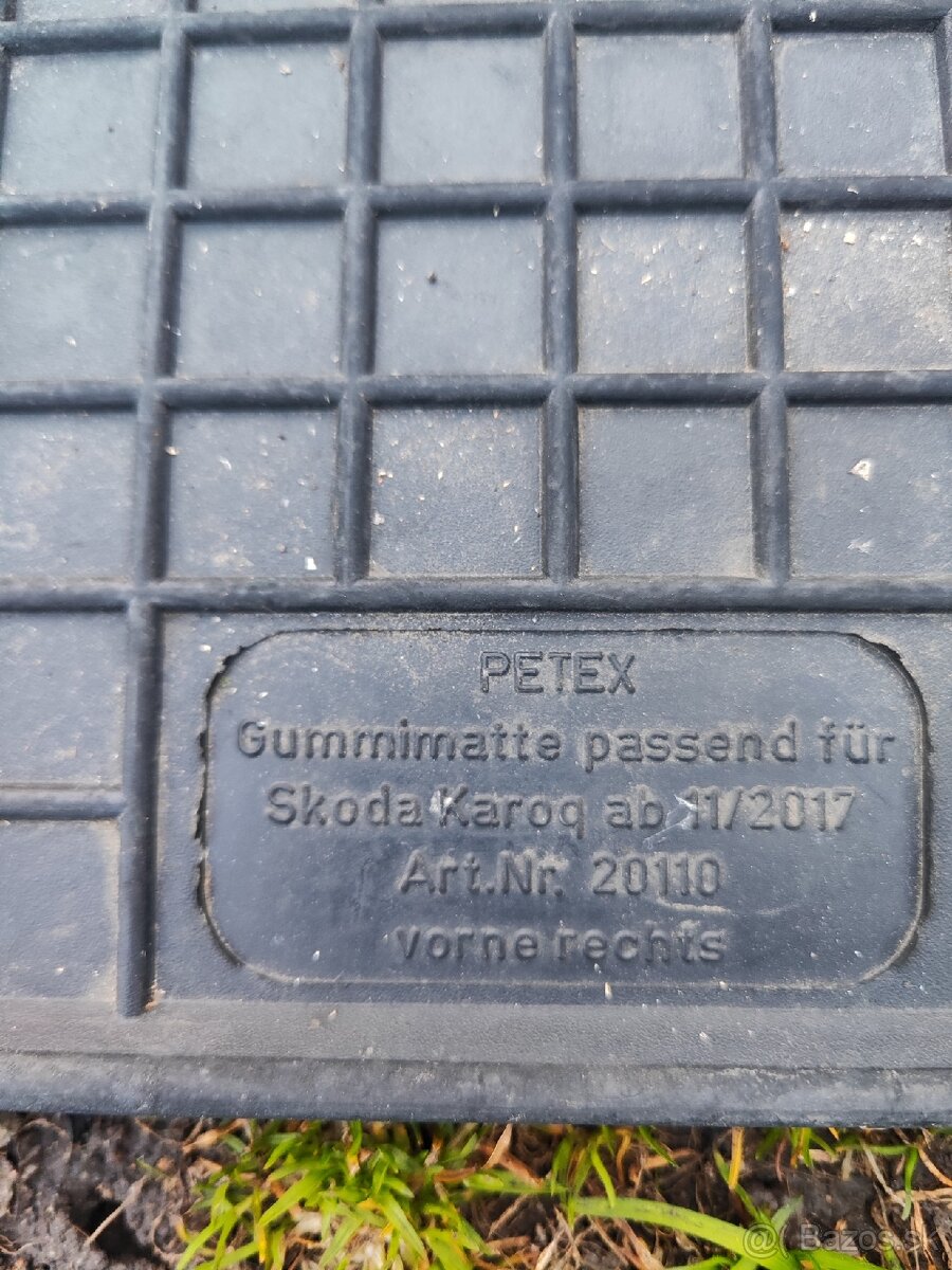 Gumené koberce Karoq 2017- - 4