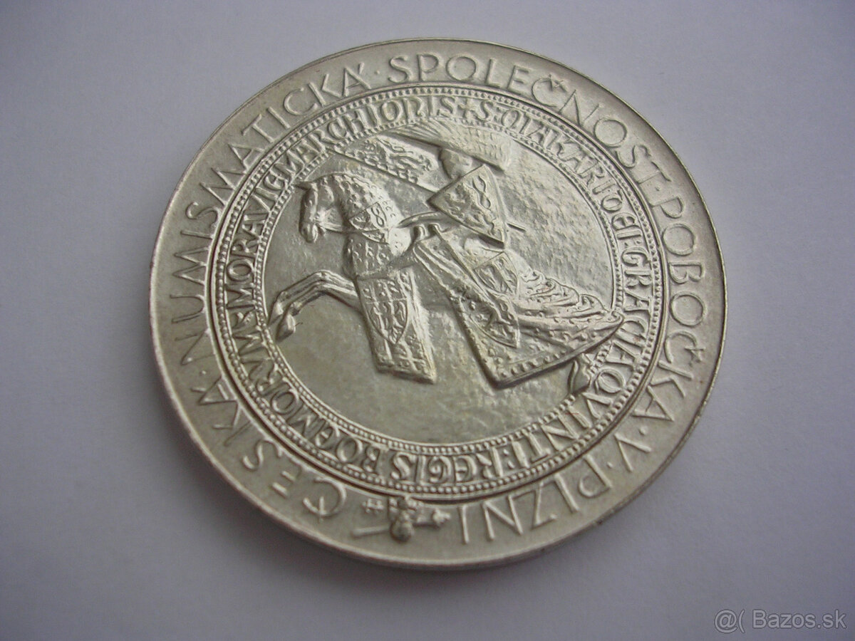 AR Medaila 1978 - Přemysl Otakar II. - autor J.Harcuba - 4