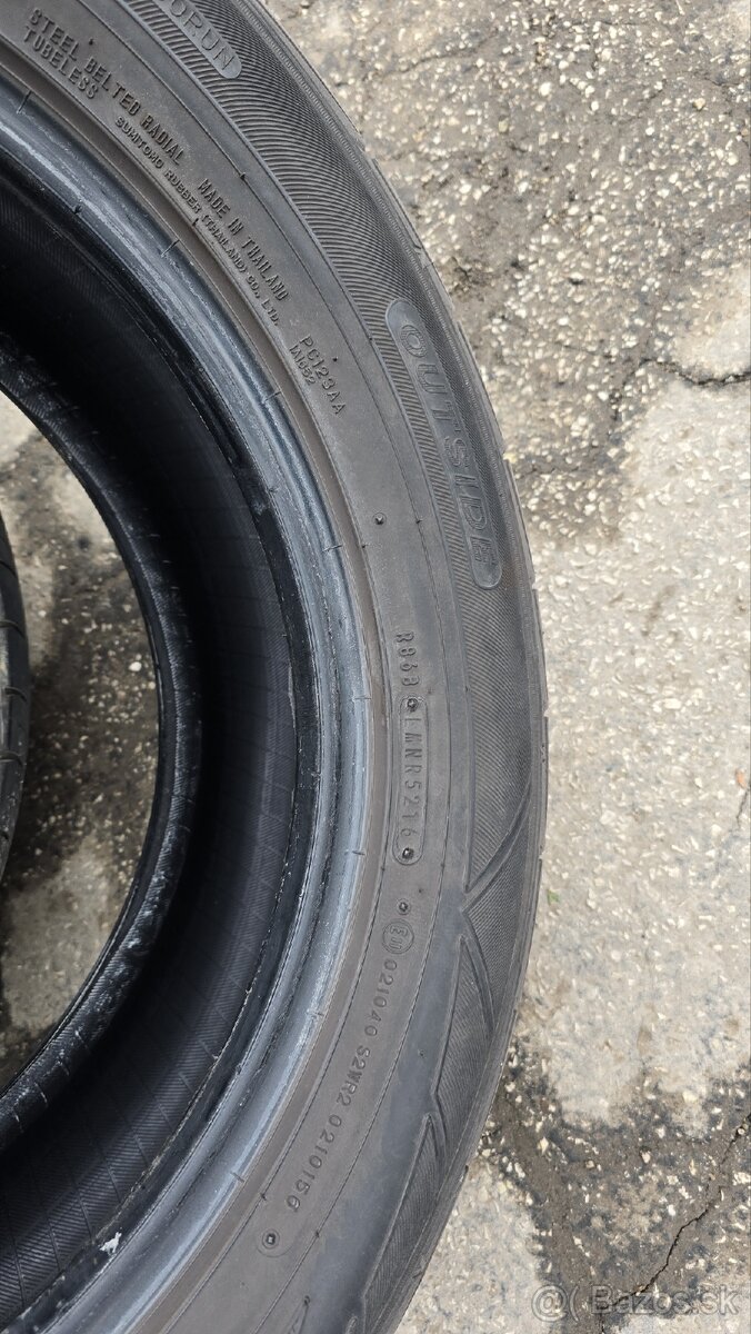 Predám letné pneumatiky 235/55 17 99W - 4
