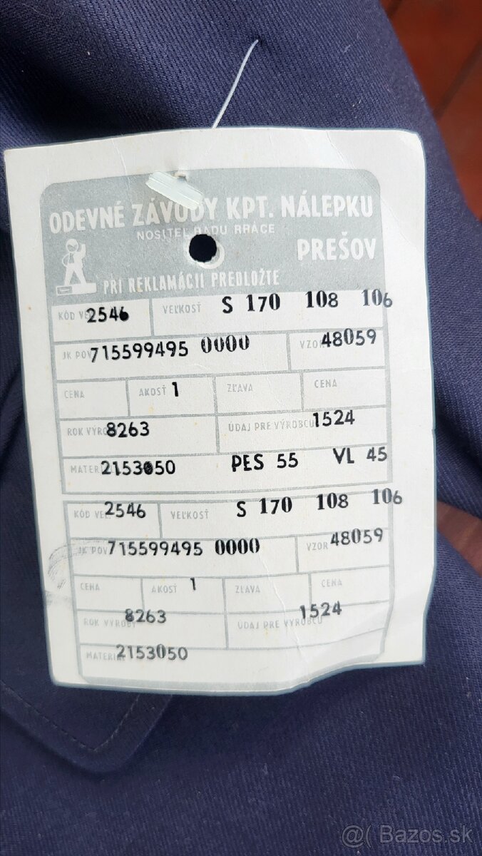 Železničiarske oblečenie - 4