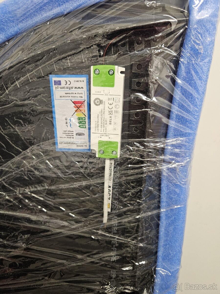 Štýlové LED zrkadlo Polkruh (110x55 cm) – neutrálna biela - 4