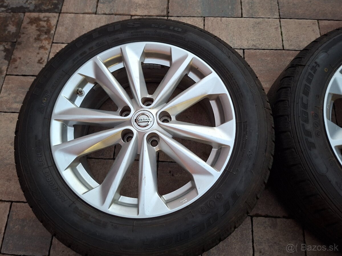 Orig. hliníkové disky Nissan/Dacia-- R17, 5x114,3 - 4
