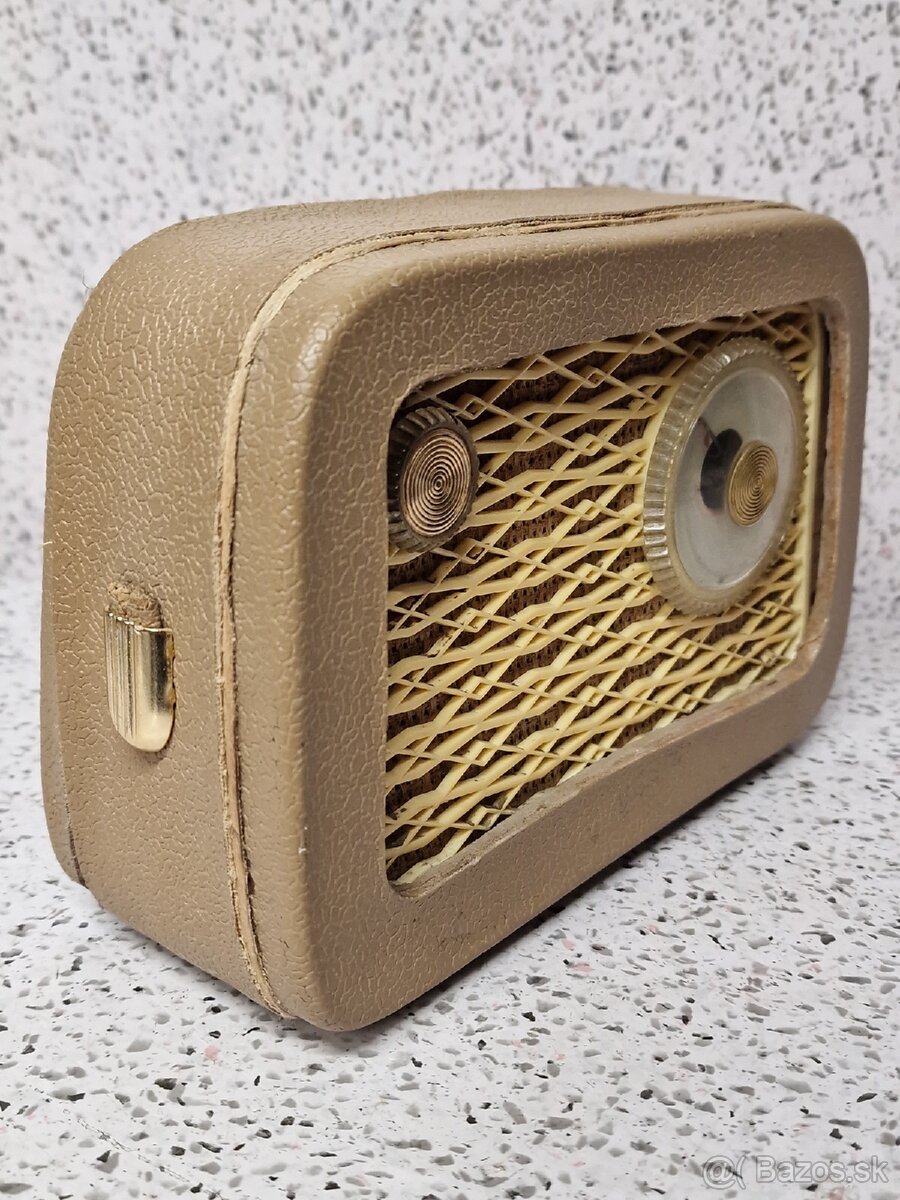 Tesla T 2800 B-2 / Radio Mír ☆ starožitné kabelkové radio - 4