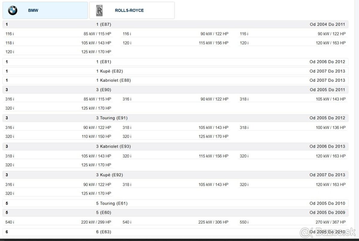 Lambda Bosch E87 E90 E91 E92 116i 118i 120i 320i 316i BMW - 4