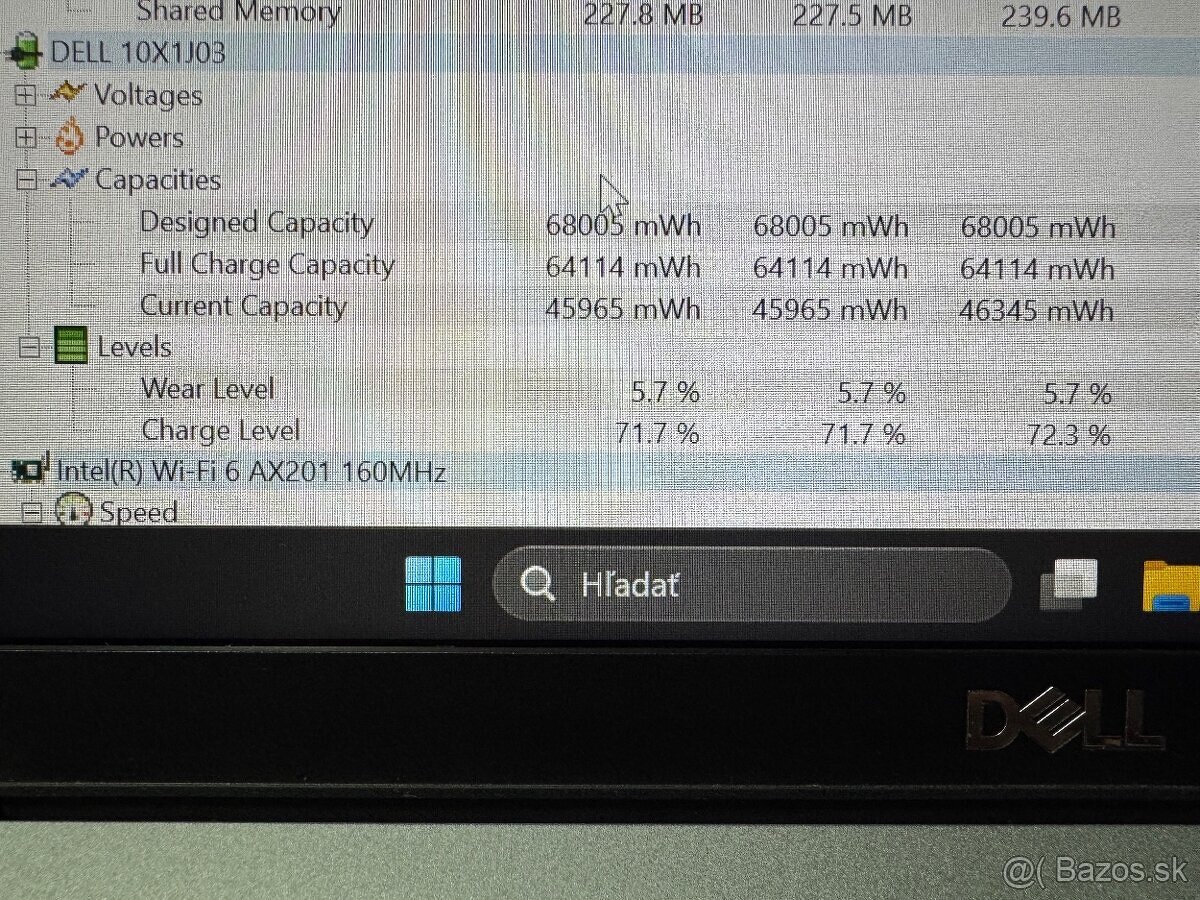 Predám Dell Latitude 5411 i5/16GB/512GB/MX250 - 4