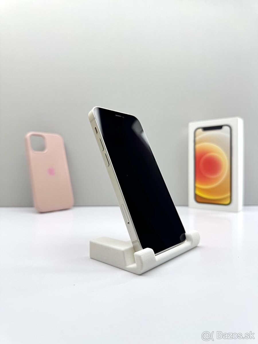 iPhone 12 MINI 128GB WHITE TOP STAV BATÉRIA 100%+APPLE KRYT - 4
