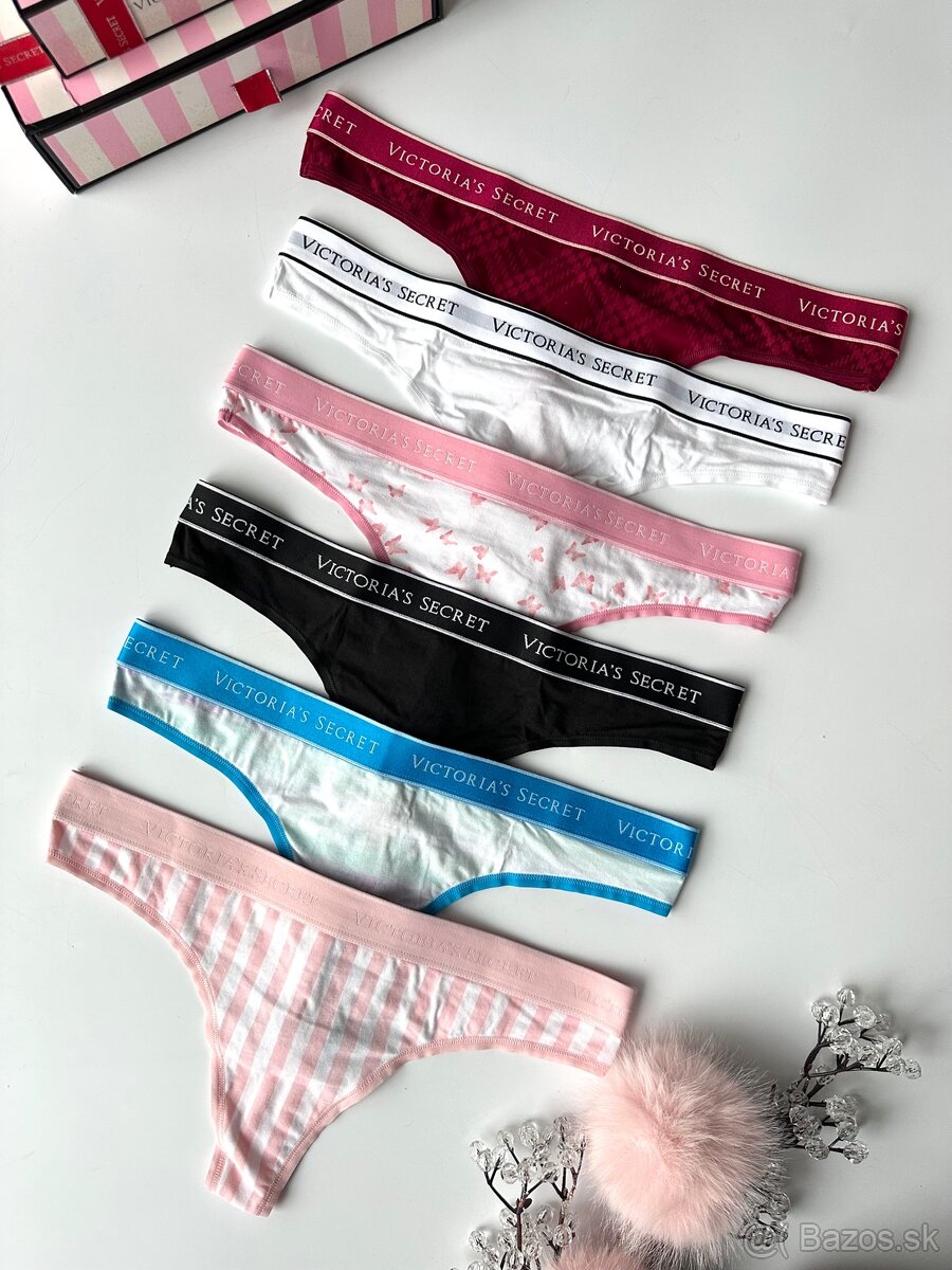 Victoria’s Secret Pink tanga nohavičky L - 4