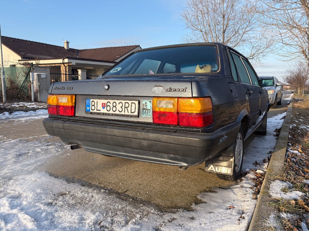 Predám Audi 80 B2 1.6 Hladký Diesel - 4