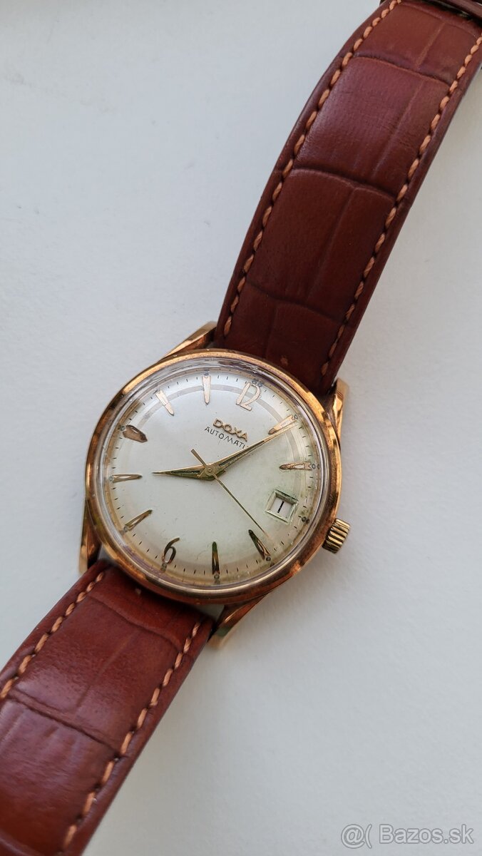 Predám vintage Doxa 14k,automatic. - 4