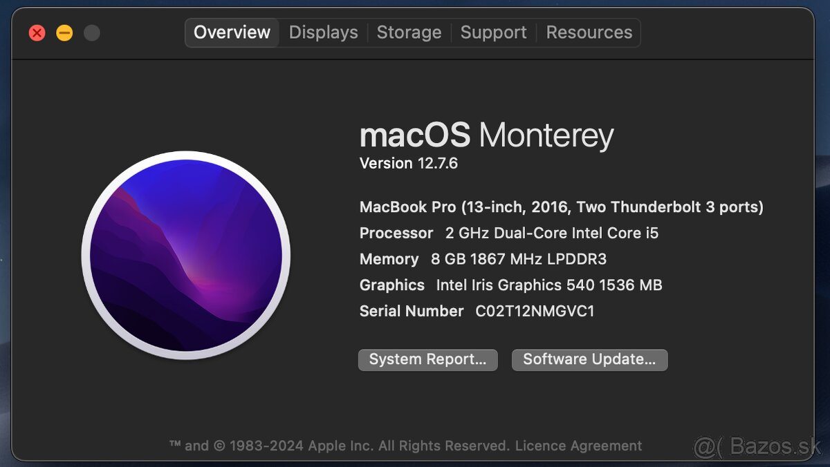 Predám kvalitný MacBook Pro, 8 GB RAM, 256 SSD - 4