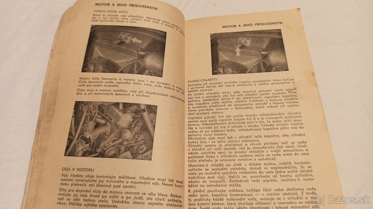 Škoda 1000 MB - návod k obsluze a údržbě příručka Š1000 - 4