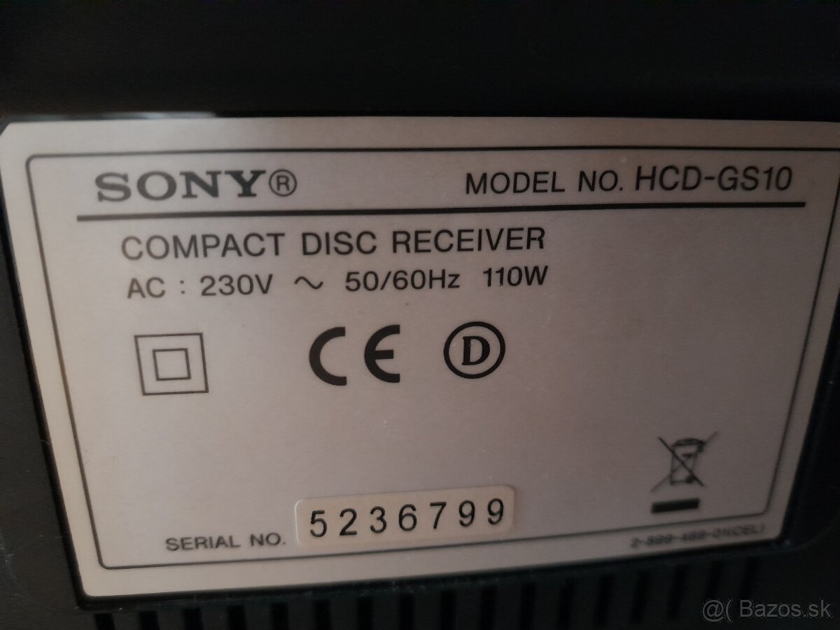 SONY mini veža CD + radio - 4