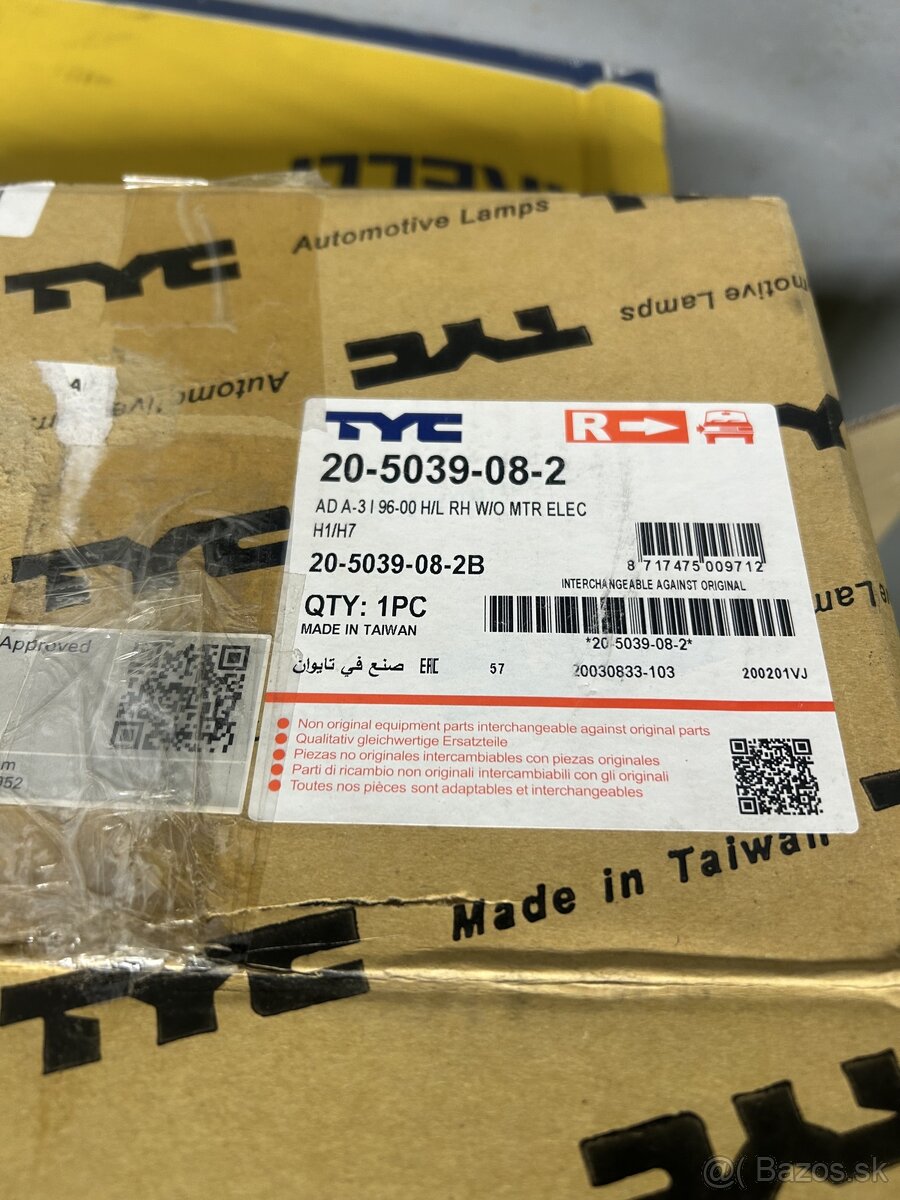 Pravý predný svetlomet Audi A3, 1996-2003 - 4