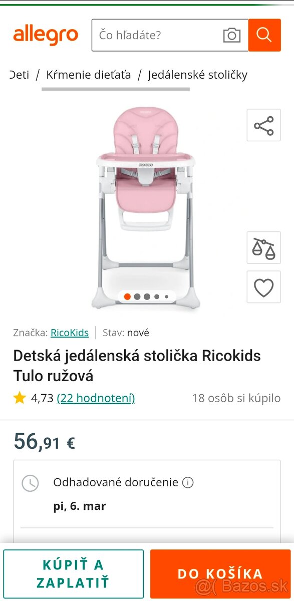 Detská jedálenská stolička - 4