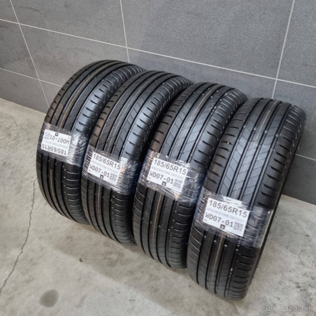 Letné pneumatiky 185/65 R15 BRIDGESTONE - 4