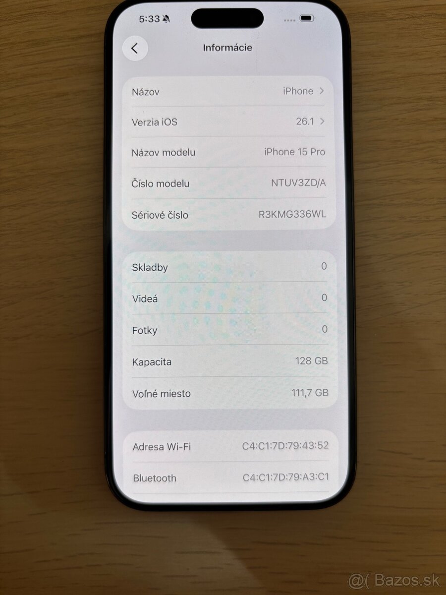 iPhone 15 Pro 128gb, 90% Batéria - 4