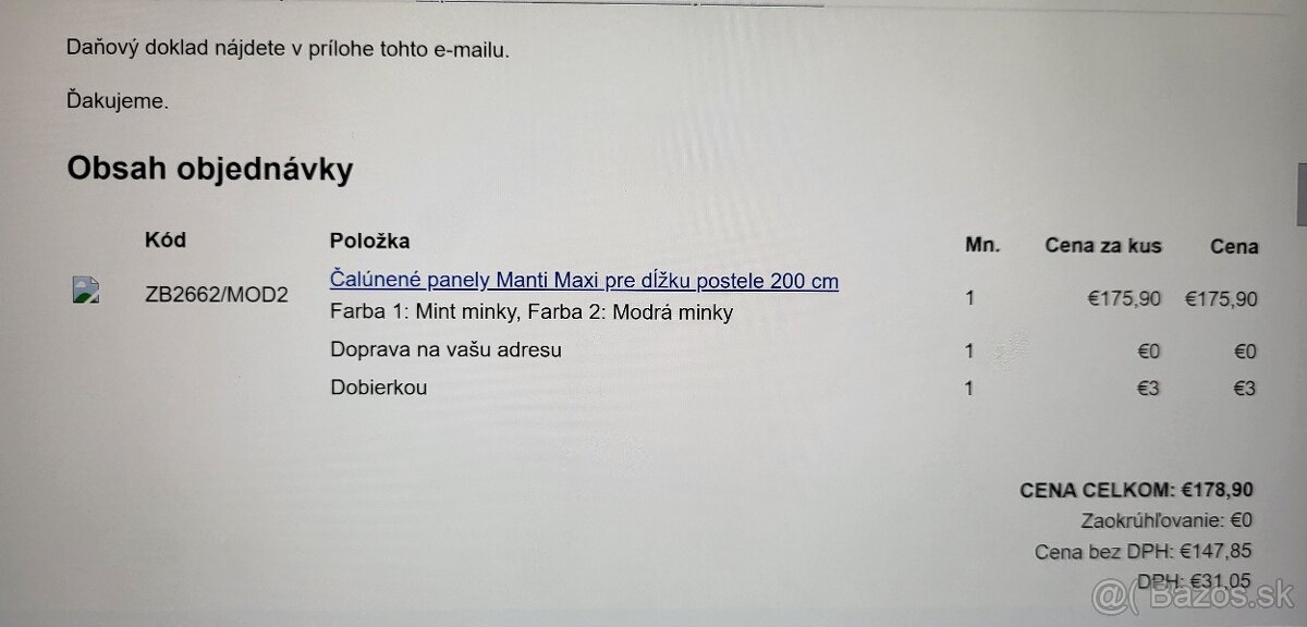 Čalúnené panely na stenu 2m - 4