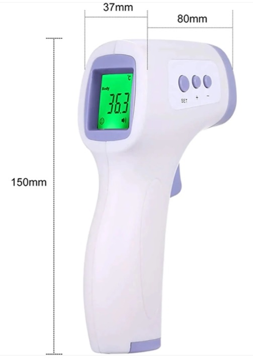 Bezkontaktný infračervený teplomer s LCD displejom - 4