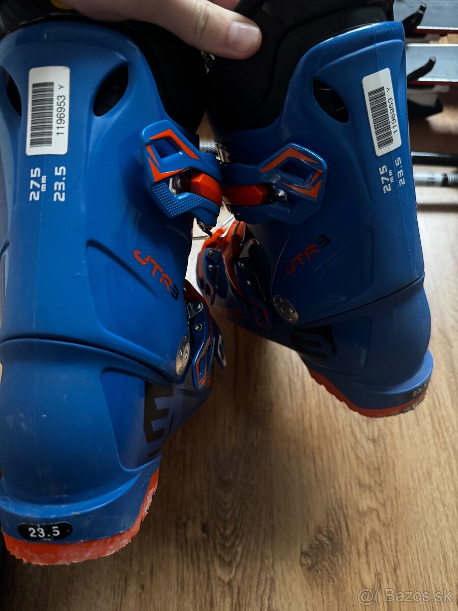 Detské zjazdové lyže spolu s lyžiarkami - 4