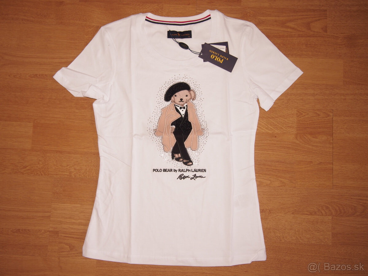 Ralph Lauren dámske biele tričko - 4