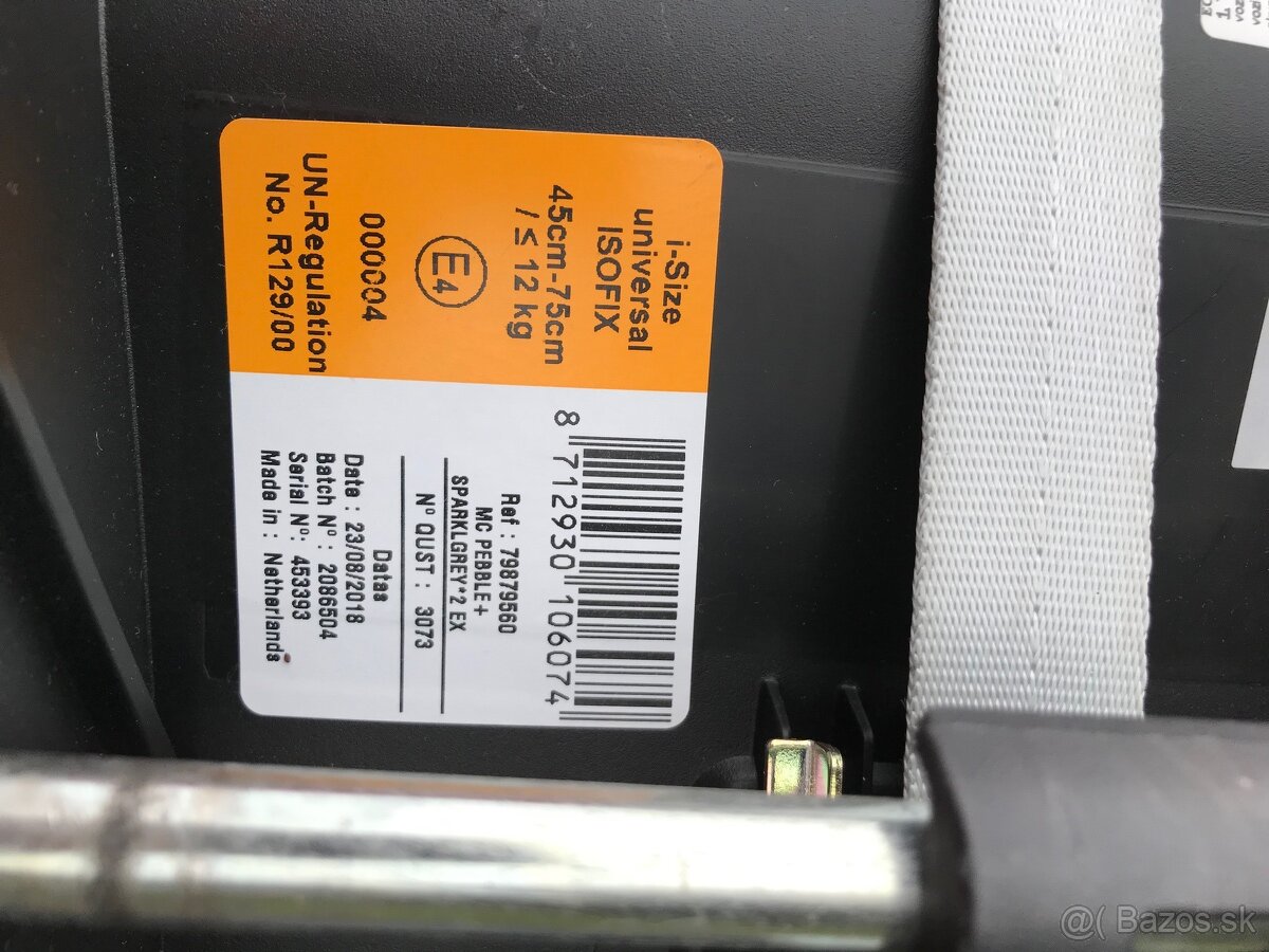 Maxi Cosi Pebble Plus + Isofix zakladna + Maxi Cosi Pearl - 4