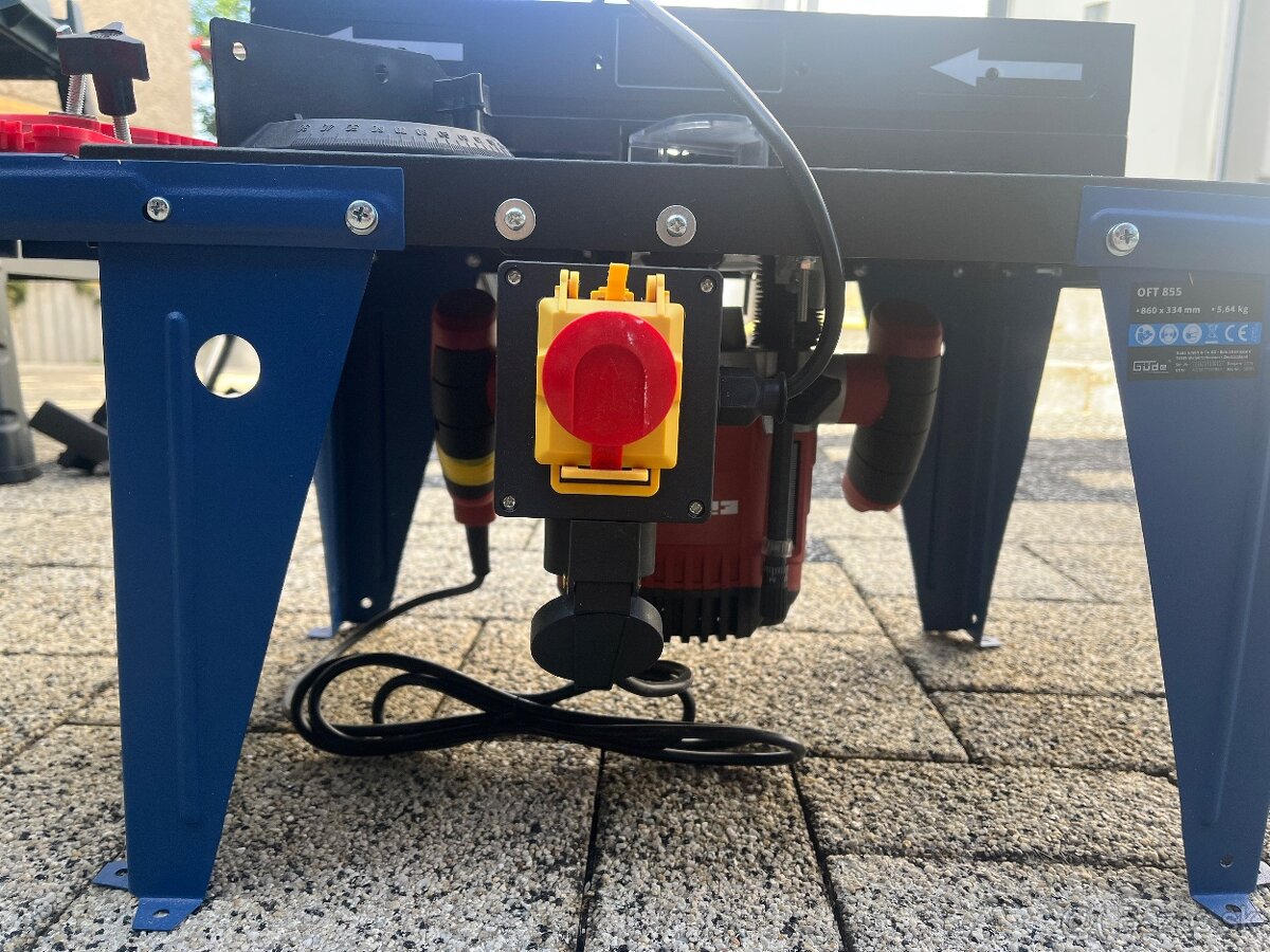 Predám frézu Einhel TC RO 1155 E + stolík - 4