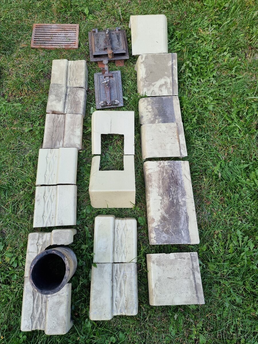 Starožitná kachľová pec /vyše 100.ročná / - 4