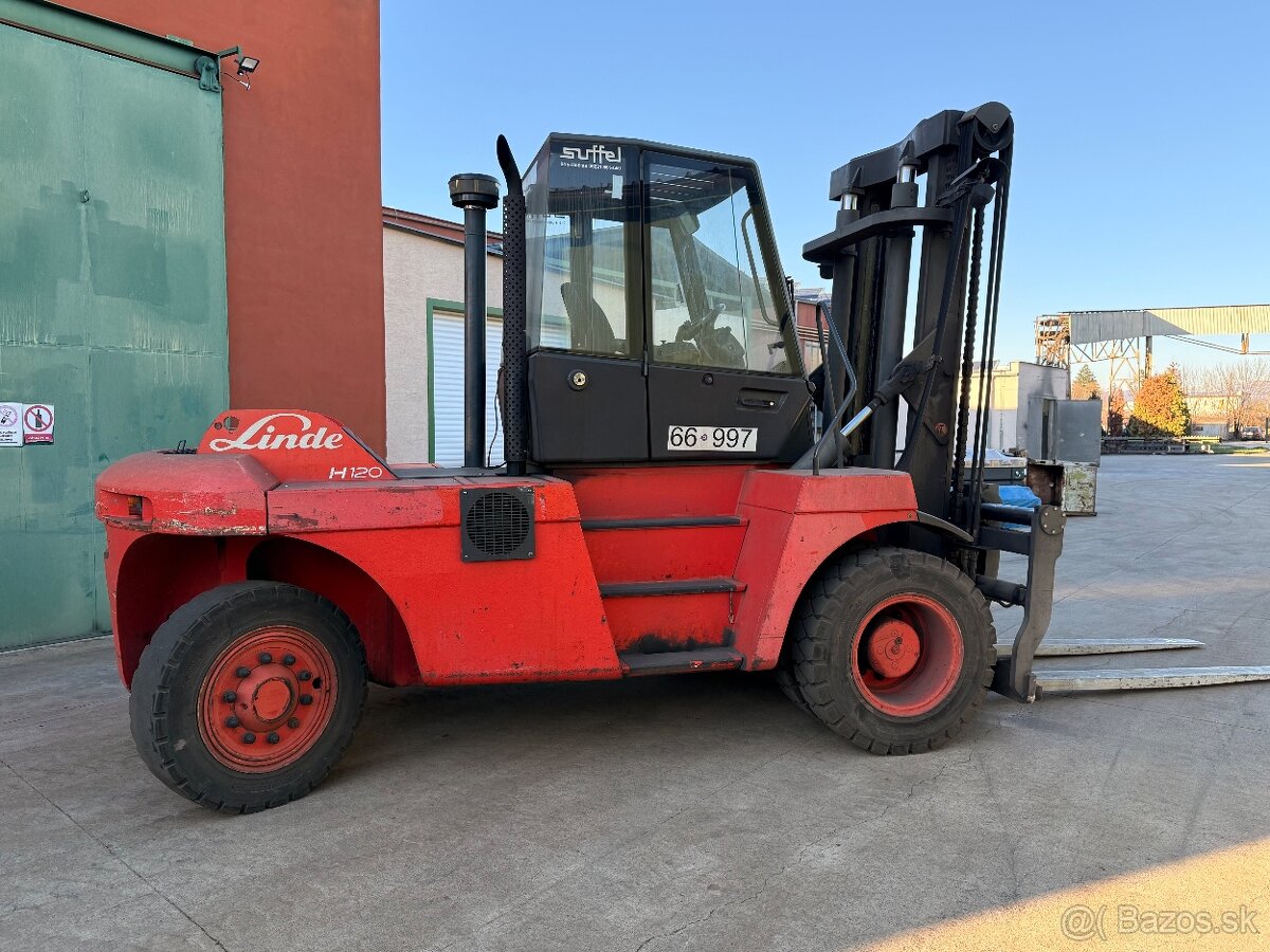 Vysokozdvižný vozík Linde H120D Diesel 12000kg - 4