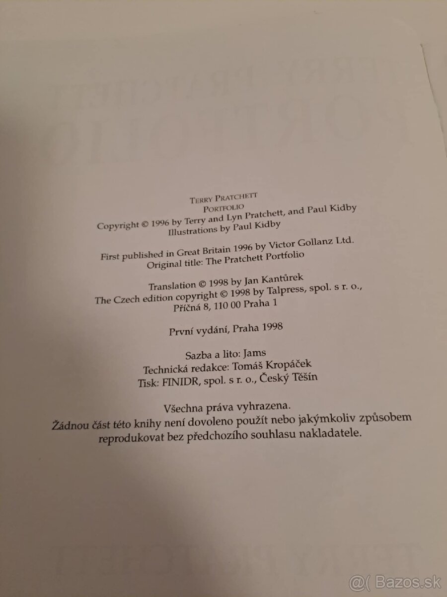 Terry Pratchett - Portfólio 1998 - 4