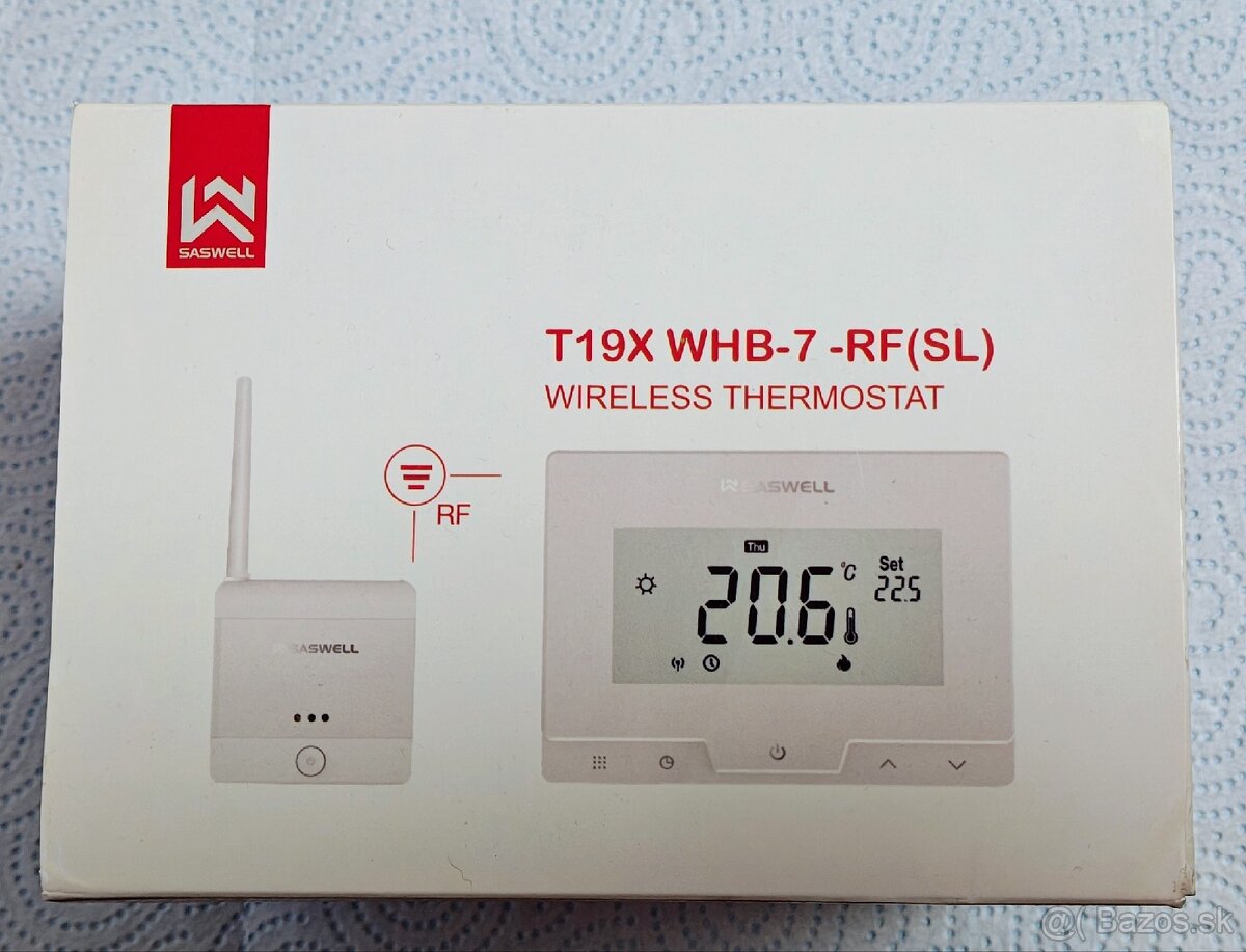 Bezdrôtový termostat Saswell - 4