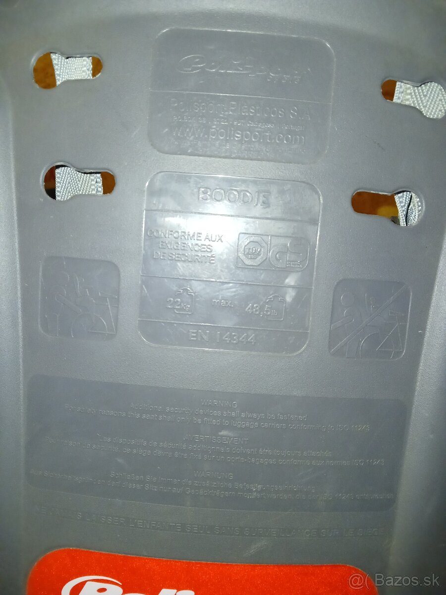 Detská sedačka na bicykel - 4