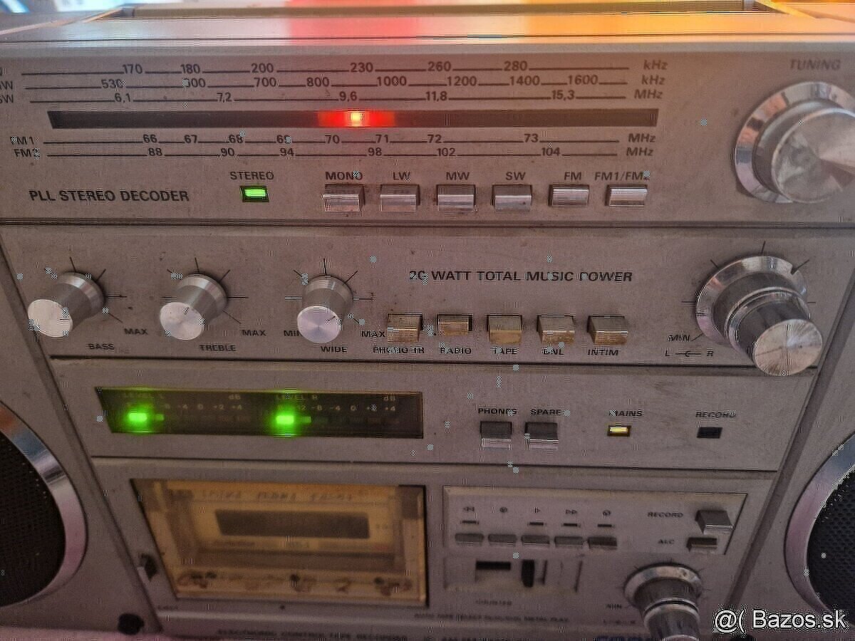 TESLA CONDOR K 304 .Prenosné Stereo Rádio 3D zvuk surround - 4