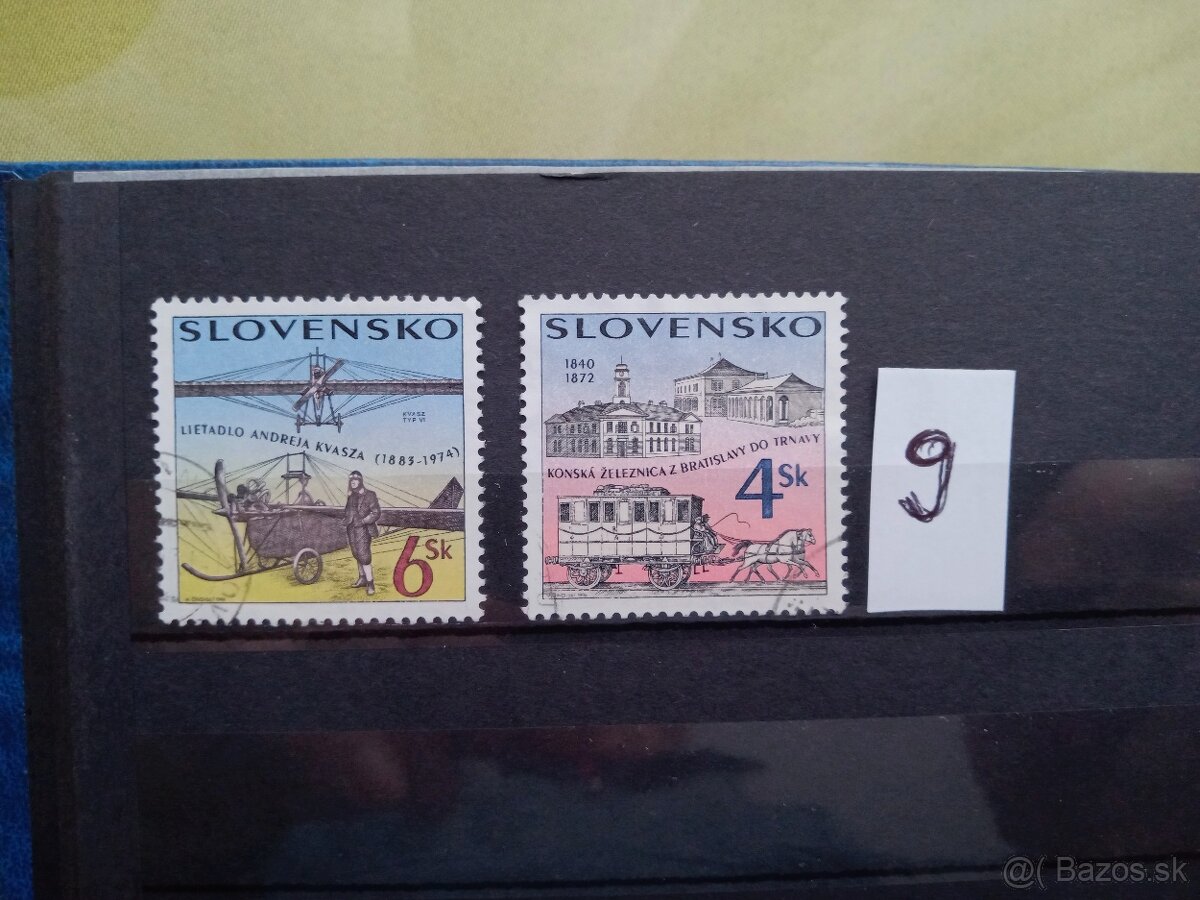 Poštové známky č.485 - SLOVENSKO - 20 ks sérií - 4