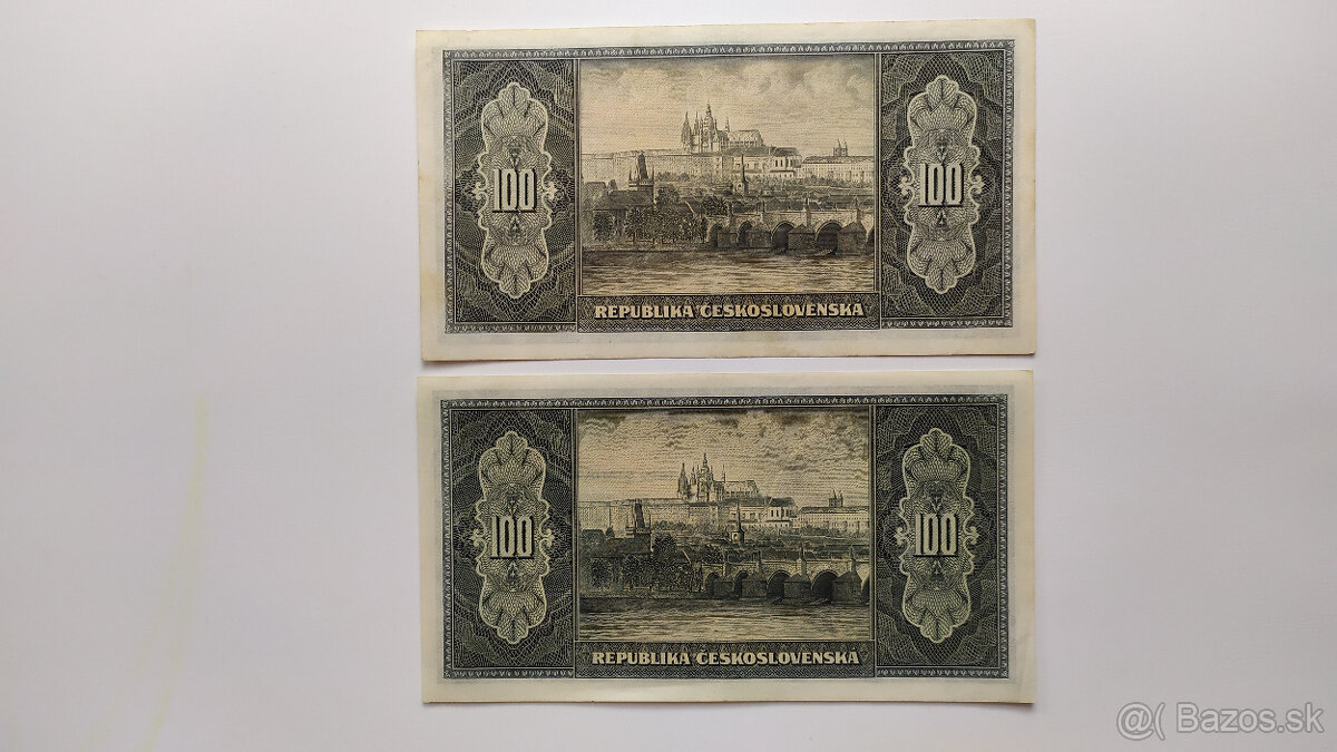 100 Kčs 1945 neperforované - 4