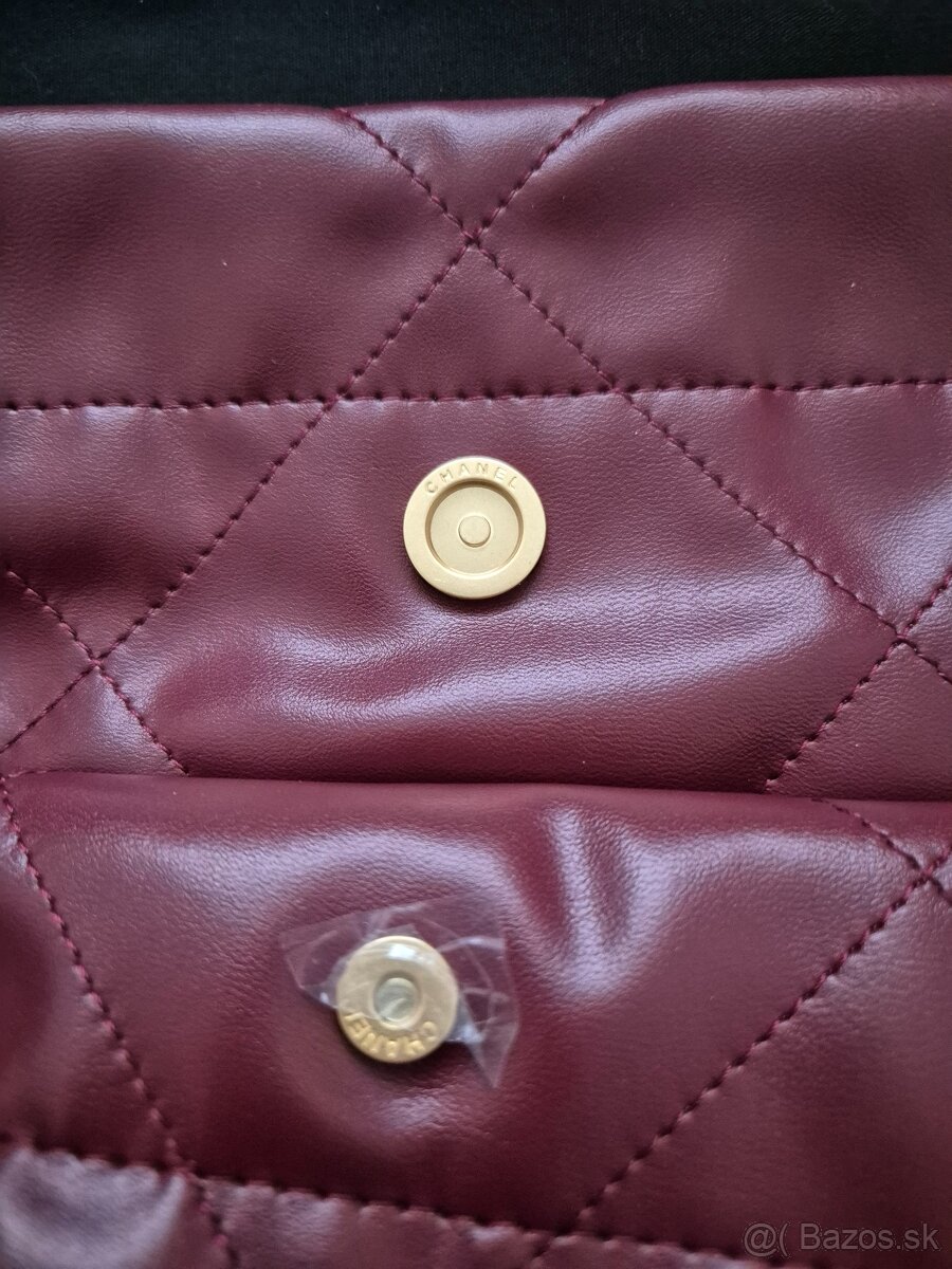 Nová luxusná kabelka Chanel 22 bordoux - 4