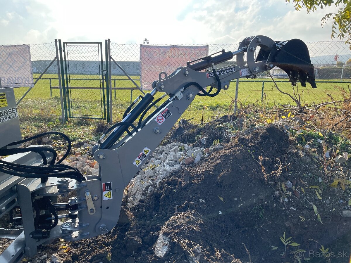 Podkop za traktor / nakladač JANSEN BHSM-175, lžíce 300 mm - 4