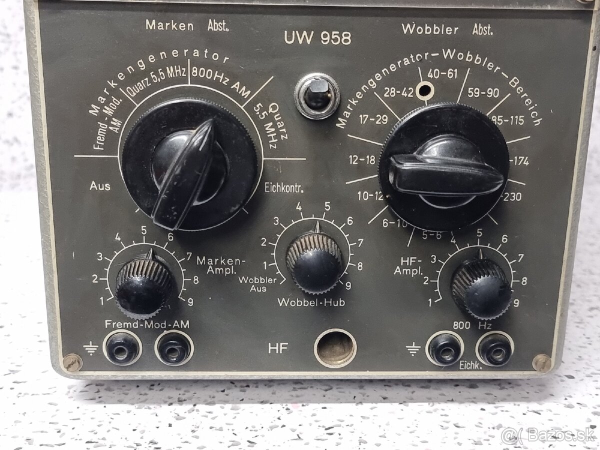 WOBLER 》 NORDMENDE UW 958 》MERACÍ PRÍSTROJ VOBLER - 4