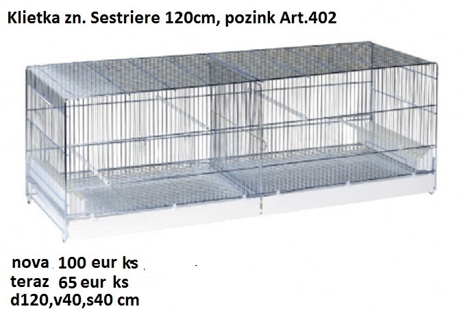 Zostava 4ks Talianskych klietok (ART 402) 120cm - 4