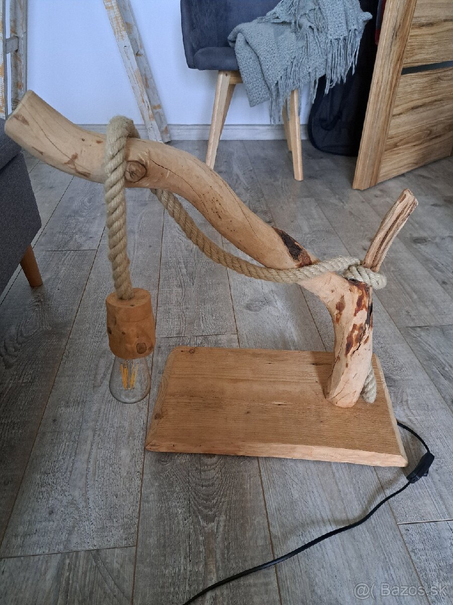 Drevená lampa - 4